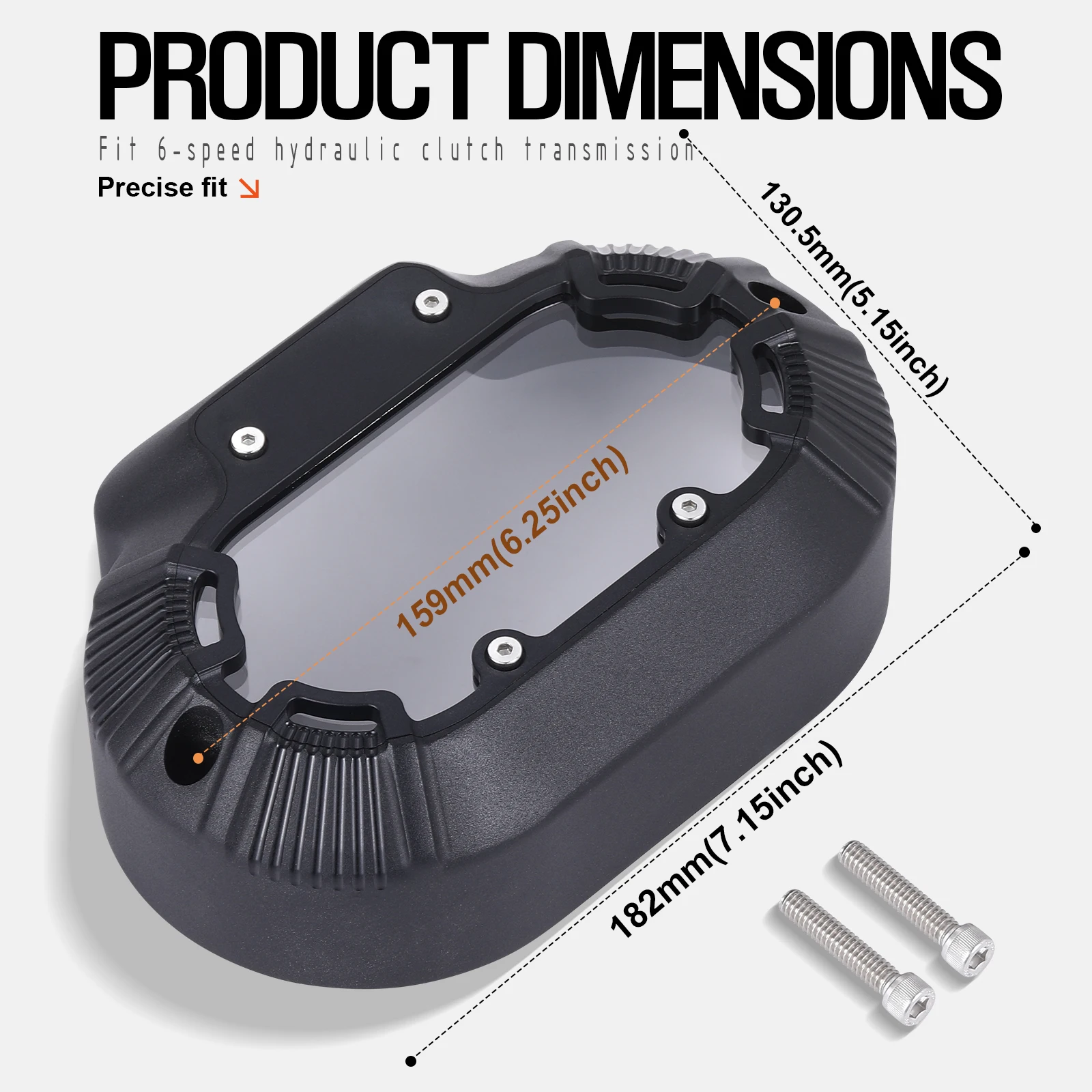 Clarity Transmission Side clutch Cover For Harley Dyna Low Rider FXDL Fat Bob FXDF Touring Road King FLHR Softail
Clarity Transmission Side clutch Cover For Harley Dyna Low Rider FXDL Fat Bob FXDF Touring Road King FLHR Softail