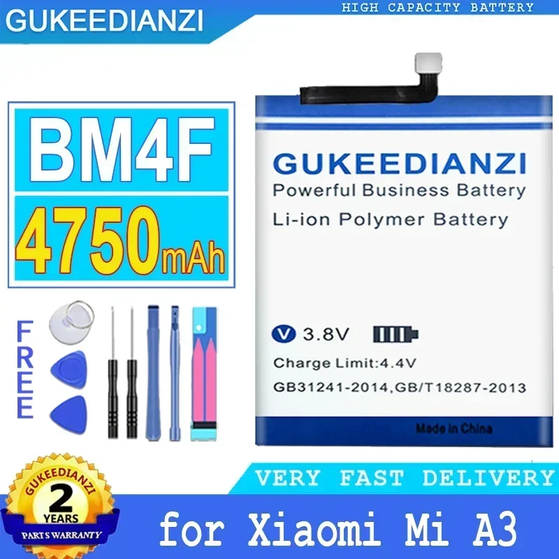 BM4F 4750mAh High Capacity Mobile Phone Batteries For Xiaomi Mi A3 CC9e CC9 CC9 E Mi9 Lite MI 9 LITE Portable Battery
BM4F 4750mAh High Capacity Mobile Phone Batteries For Xiaomi Mi A3 CC9e CC9 CC9 E Mi9 Lite MI 9 LITE Portable Battery