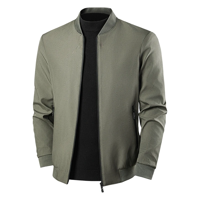Mens Jacket Spring Autumn Baseball Collar Loose Solid Color Jacket Business Casual Thin Coat Father Middle-aged Men's Clothing
Mens Jacket Spring Autumn Baseball Collar Loose Solid Color Jacket Business Casual Thin Coat Father Middle-aged Men's Clothing