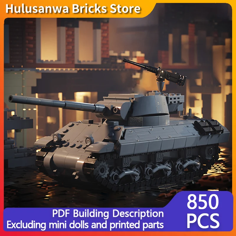 M36 US Tank Destroyer Model MOC Building Bricks War Equipment Modular Technology Gifts Holiday Assemble Children Toys Suit
M36 US Tank Destroyer Model MOC Building Bricks War Equipment Modular Technology Gifts Holiday Assemble Children Toys Suit