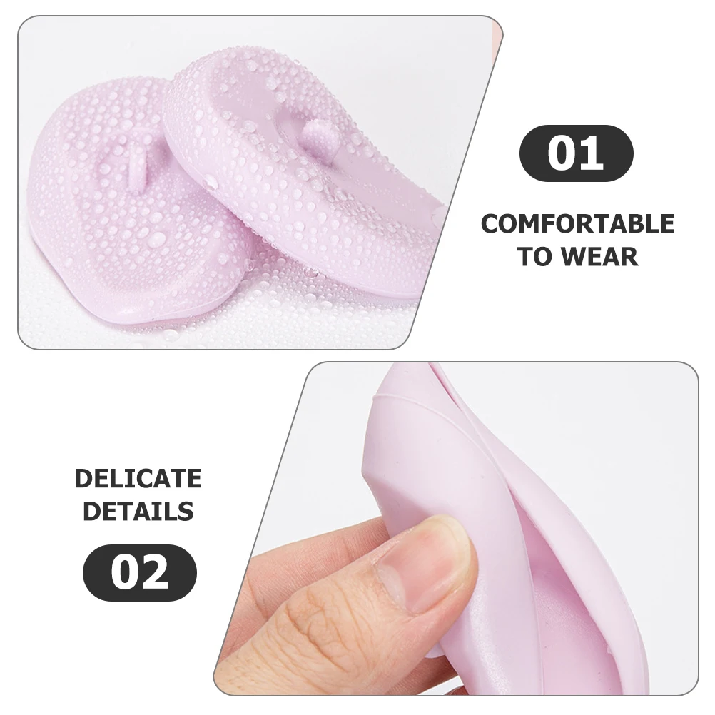 3 Pairs Ear Protection Silicone Covers for Hair Dyeing Coloring Salon Use Reusable Pink Purple Green Shower Bath 
3 Pairs Ear Protection Silicone Covers for Hair Dyeing Coloring Salon Use Reusable Pink Purple Green Shower Bath