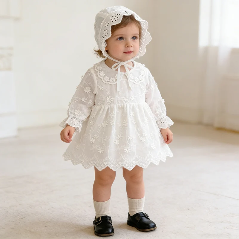 Новинка 2023 года, весенняя одежда для малышей от 0 до 24 месяцев, боди для новорожденных девочек + шапка с длинными рукавами, хлопковый комбинезон с вышивкой для маленьких девочек
Новинка 2023 года, весенняя одежда для малышей от 0 до 24 месяцев, боди для новорожденных девочек + шапка с длинными рукавами, хлопковый комбинезон с вышивкой для маленьких девочек