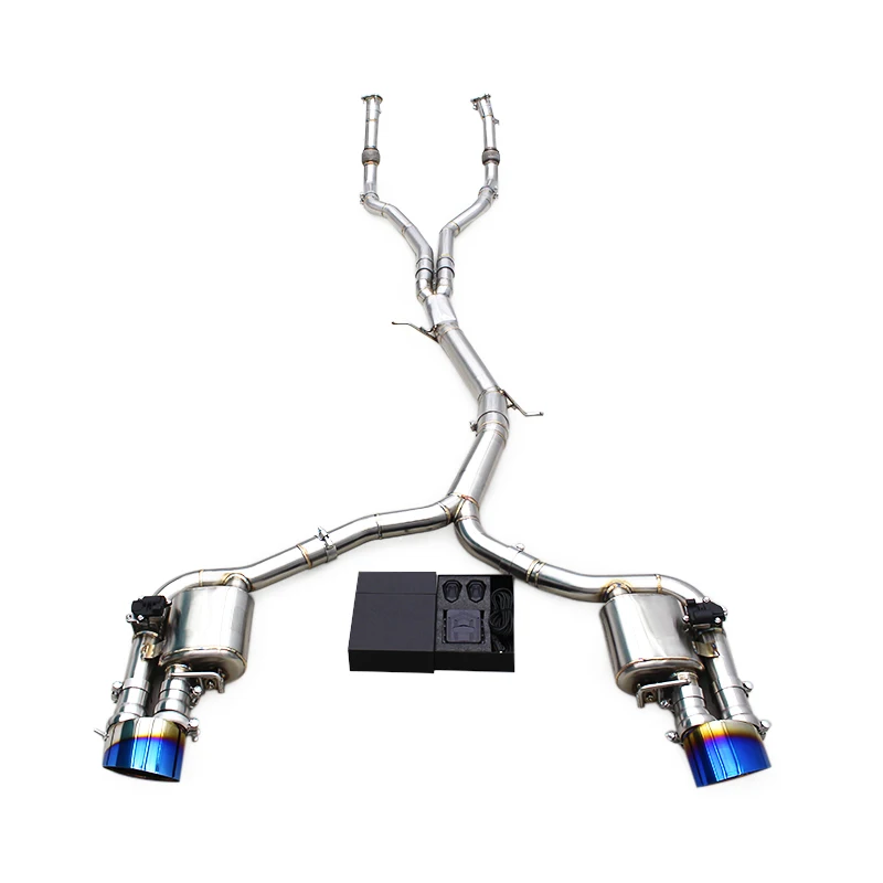 Yooking Stainless Steel Exhaust For Audi RS4/RS5 B9/B9.5 2.9T 2017-2024 Y Midpipe Valvetronic Axle Back With Remote Controller
Yooking Stainless Steel Exhaust For Audi RS4/RS5 B9/B9.5 2.9T 2017-2024 Y Midpipe Valvetronic Axle Back With Remote Controller