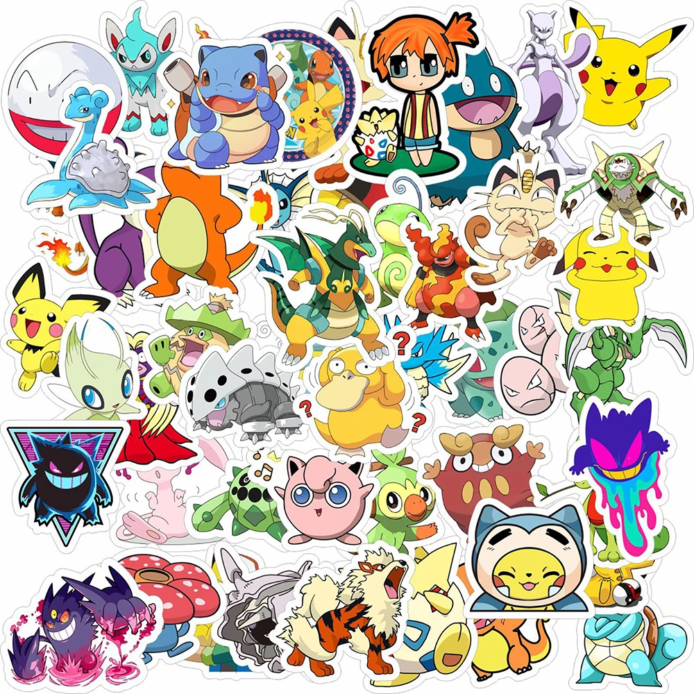 10/30/50pcs Cute Cartoon Pokemon Anime Stickers Decals DIY Motorcycle Suitcase Laptop Guitar Kawaii Pikachu Waterproof Sticker
10/30/50pcs Cute Cartoon Pokemon Anime Stickers Decals DIY Motorcycle Suitcase Laptop Guitar Kawaii Pikachu Waterproof Sticker