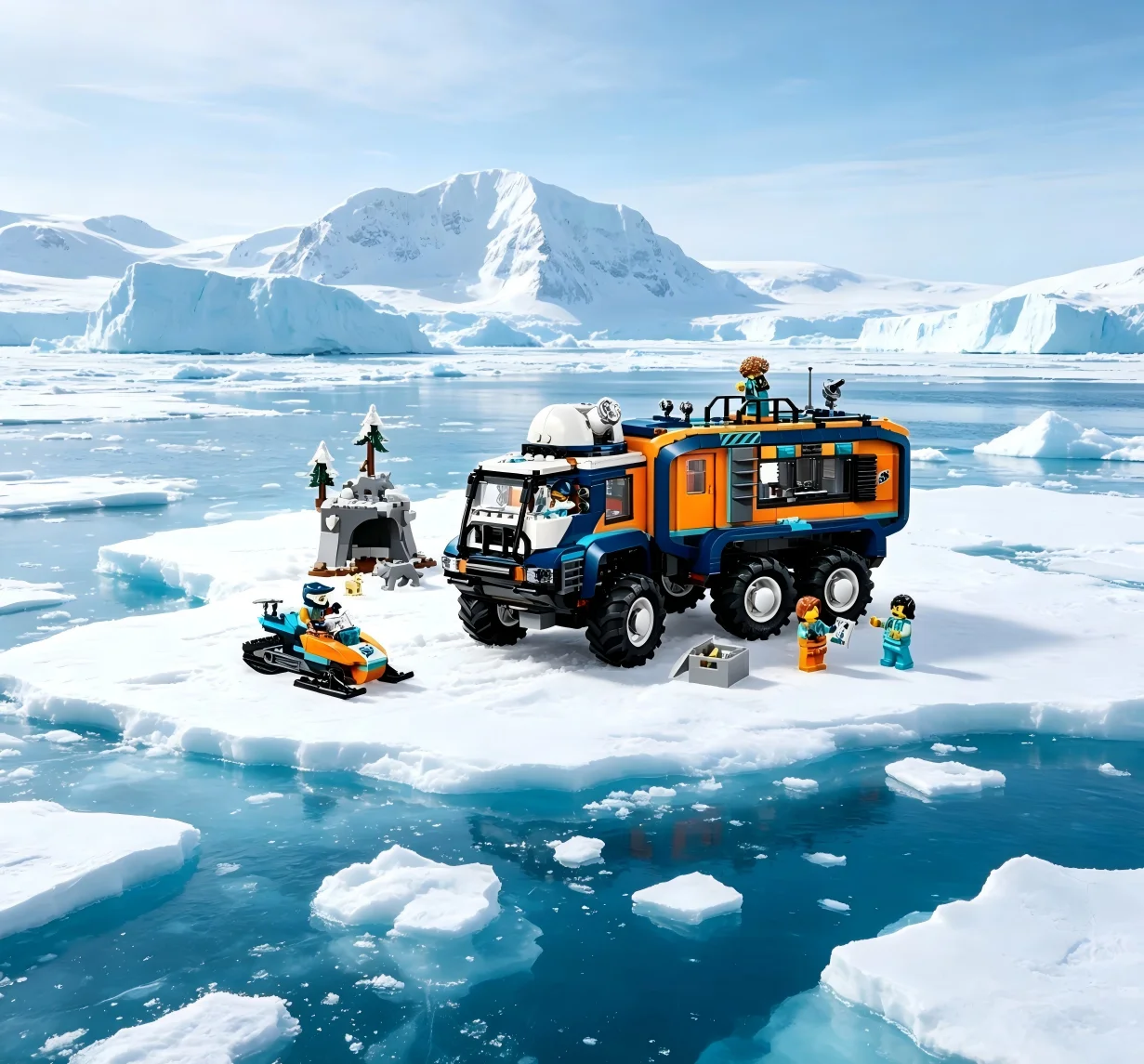 Disney 60471 1064pcs Polar Science Lab Vehicle Building Set Detailed Model Birthday Gifts Office Showcase Display Decor
Disney 60471 1064pcs Polar Science Lab Vehicle Building Set Detailed Model Birthday Gifts Office Showcase Display Decor