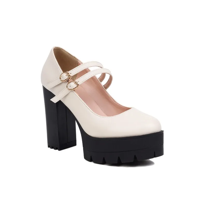 High heels for ladies Thick Heel Super high heel Platform womens shoes with design Round toe Banquets
High heels for ladies Thick Heel Super high heel Platform womens shoes with design Round toe Banquets