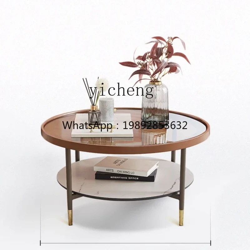 XLL modern light luxury simple living room household round tea table balcony coffee table
XLL modern light luxury simple living room household round tea table balcony coffee table