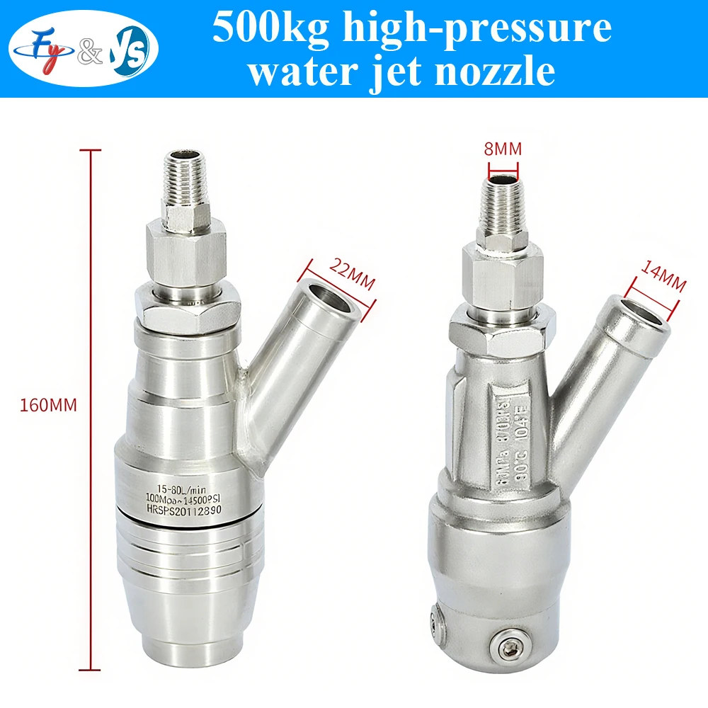 Ultra High Pressure Stainless Steel Water Sandblasting Nozzle 500bar 7350psi Sandblaster Nozzle Gun for Pressure Washer Cleaner
Ultra High Pressure Stainless Steel Water Sandblasting Nozzle 500bar 7350psi Sandblaster Nozzle Gun for Pressure Washer Cleaner