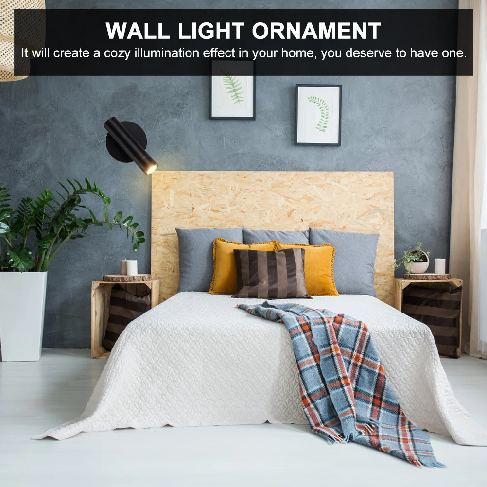 Bedside Reading Wall Lamp Modern One-Head Room Background Fill-in Light Simple Style Wall-Mounted Decor
Bedside Reading Wall Lamp Modern One-Head Room Background Fill-in Light Simple Style Wall-Mounted Decor