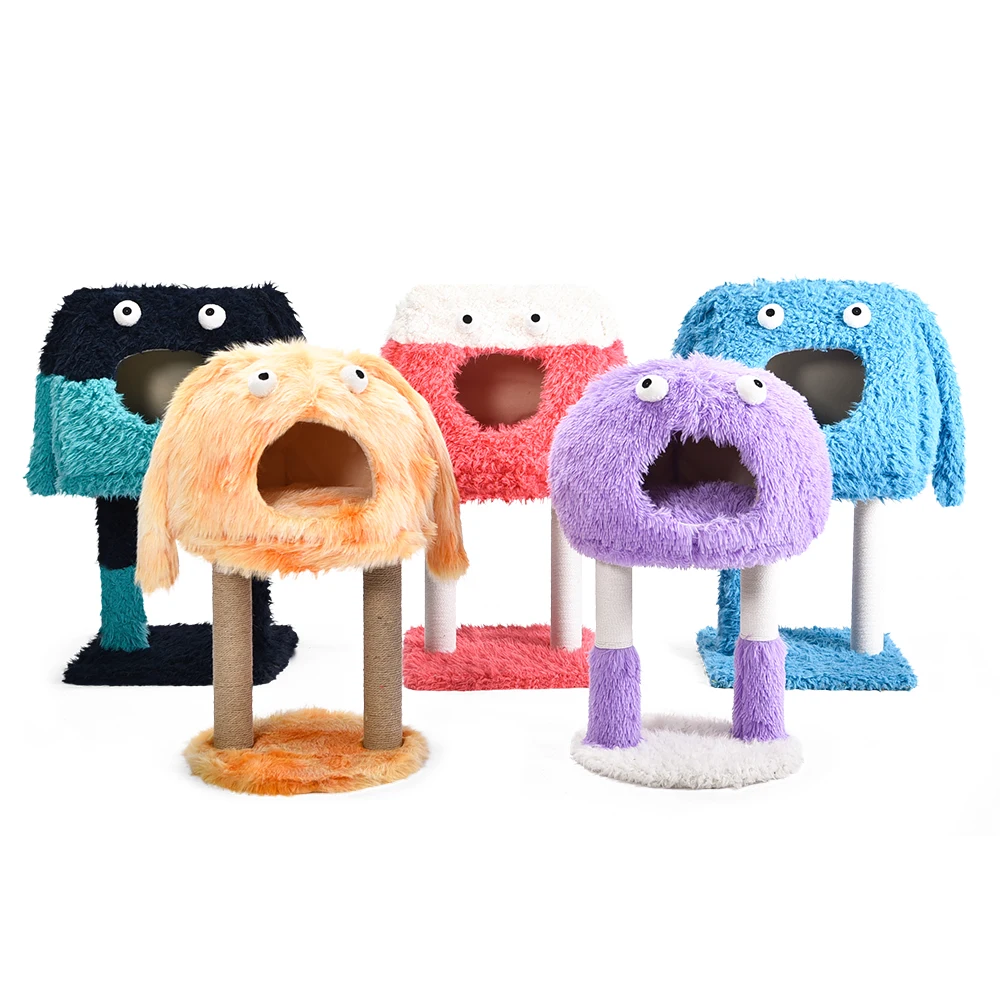 Custom Trends Bright Colors Funny Dumb Monster 4 Usage Ways Warm Cat Cave Bed Natural Sisal Cat Scratch Tree Tower
Custom Trends Bright Colors Funny Dumb Monster 4 Usage Ways Warm Cat Cave Bed Natural Sisal Cat Scratch Tree Tower