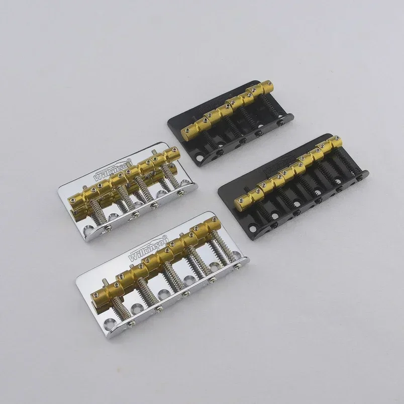 Hot-selling Guitar Accessories MADE IN KOREA 1 Set Wilkinson WBBC 4 / 5 Strings Bass Bridge With Brass Saddles.
Hot-selling Guitar Accessories MADE IN KOREA 1 Set Wilkinson WBBC 4 / 5 Strings Bass Bridge With Brass Saddles.