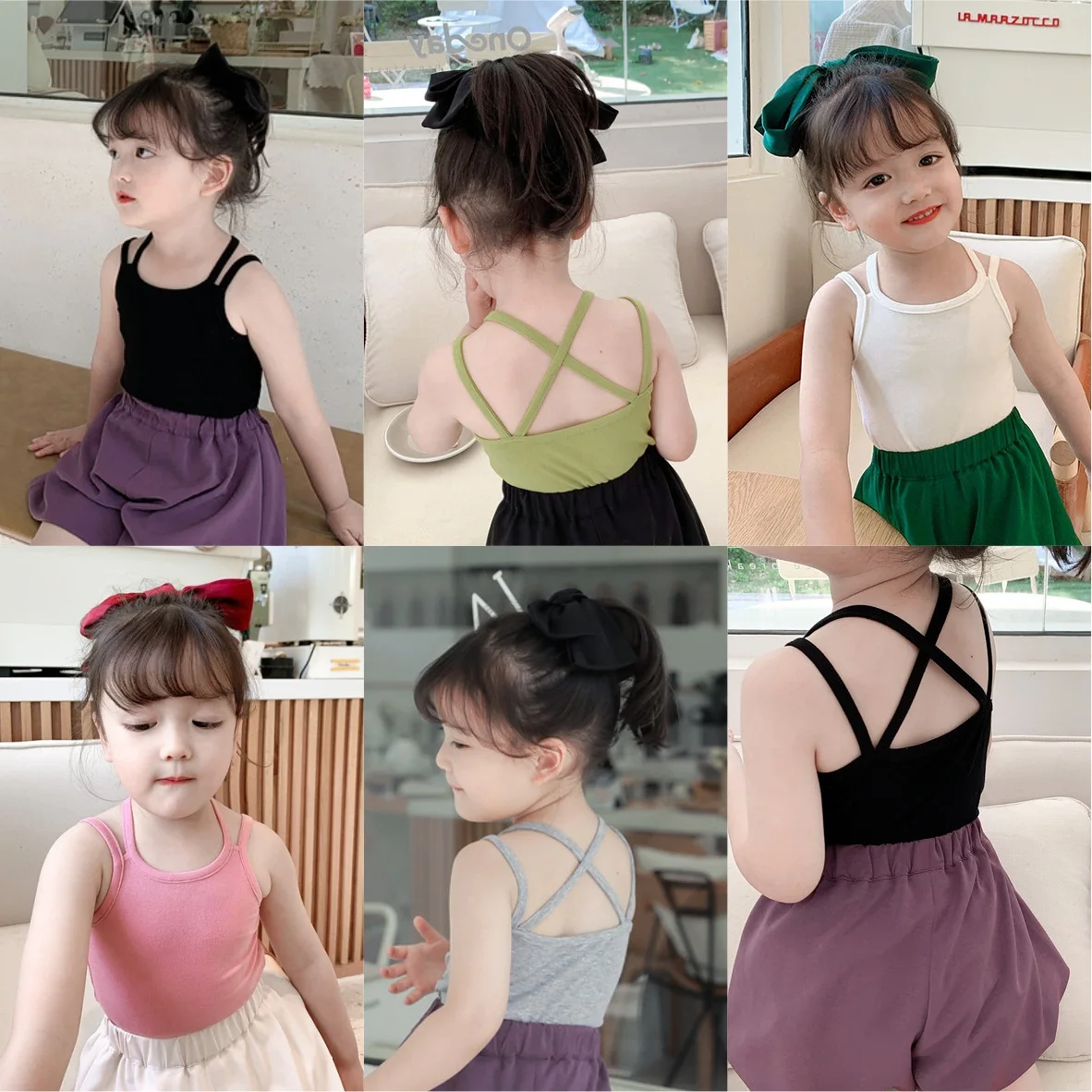 Girls' Summer Thin Baby Underwear Outerwear Fashion Thin and Cool Kids Outwear Solid Color Top Vest
Girls' Summer Thin Baby Underwear Outerwear Fashion Thin and Cool Kids Outwear Solid Color Top Vest