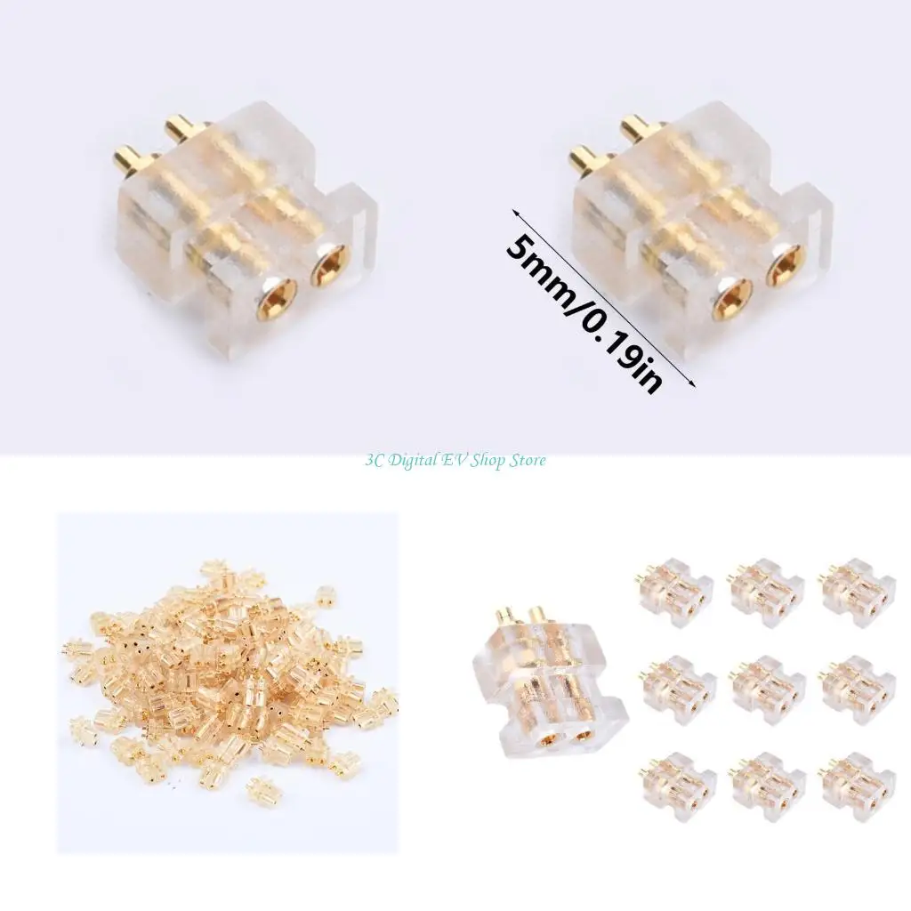 E74D Pack of 10pcs Female 0.78mm 2Pin Socket Headphone Cable Repair Connector Plugs
E74D Pack of 10pcs Female 0.78mm 2Pin Socket Headphone Cable Repair Connector Plugs