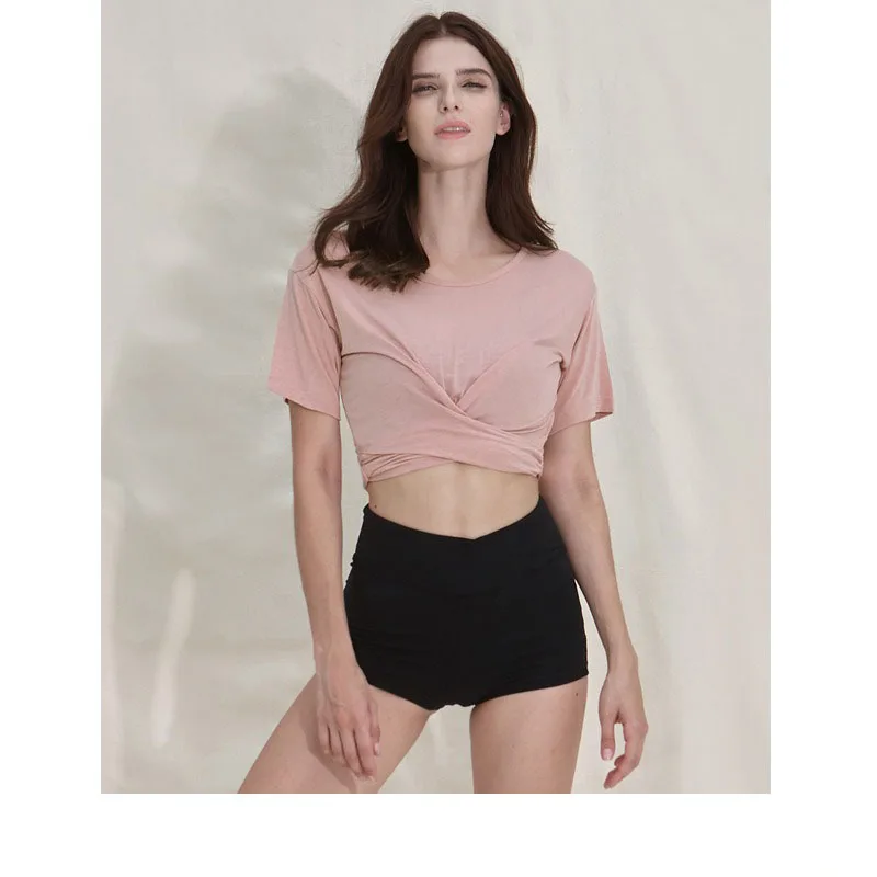 Women's Yoga Tank Tops Training Pilates Dance Short-Sleeved Shirts Gym Crop Tops Outdoor Sports Running Tops Fitness Clothing
Women's Yoga Tank Tops Training Pilates Dance Short-Sleeved Shirts Gym Crop Tops Outdoor Sports Running Tops Fitness Clothing