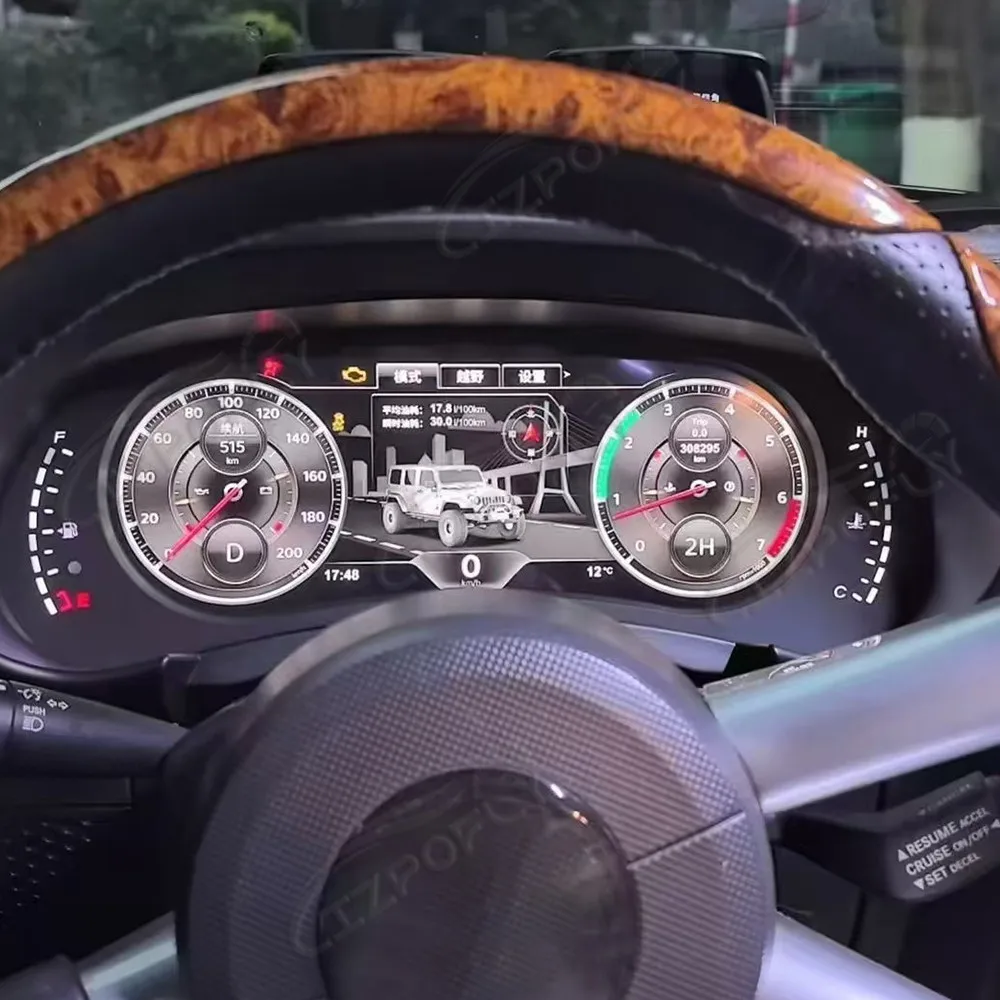 Цифровой ЖК-кластер для Jeep Wrangler 2007-2023 Linux Virtual SpeedOmeter 
Цифровой ЖК-кластер для Jeep Wrangler 2007-2023 Linux Virtual SpeedOmeter