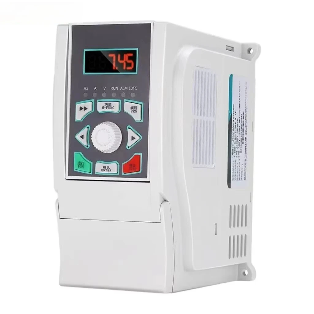 Customized 220V 380V 3 Phase Three Phase 0.75KW VFD Frequency Inverter Converter 1.5kw 2.2kw 4kw Variable Frequency Drive
Customized 220V 380V 3 Phase Three Phase 0.75KW VFD Frequency Inverter Converter 1.5kw 2.2kw 4kw Variable Frequency Drive