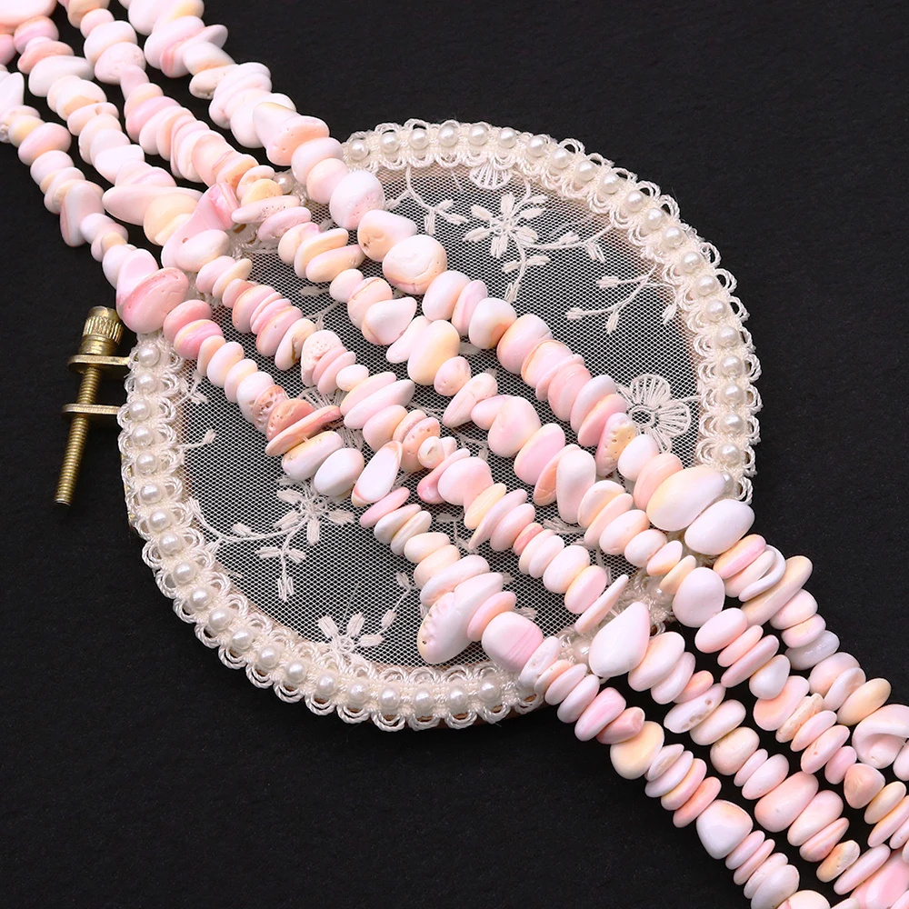 Natural Sea Shell Loose Beads Straight Hole Pink Irregular Shape String Beads Handmade DIY Necklace Jewelry Accessories 6-12mm
Natural Sea Shell Loose Beads Straight Hole Pink Irregular Shape String Beads Handmade DIY Necklace Jewelry Accessories 6-12mm