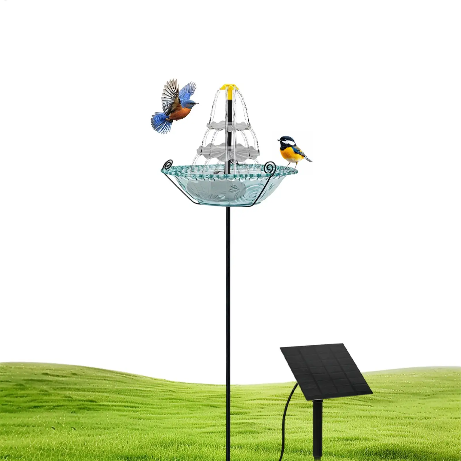 Solar Powered Bird Bath Sparrow Waterer Outdoor Hummingbird Waterer For Gardeners Homeowners Nature Lovers Backyard Patio Deck
Solar Powered Bird Bath Sparrow Waterer Outdoor Hummingbird Waterer For Gardeners Homeowners Nature Lovers Backyard Patio Deck