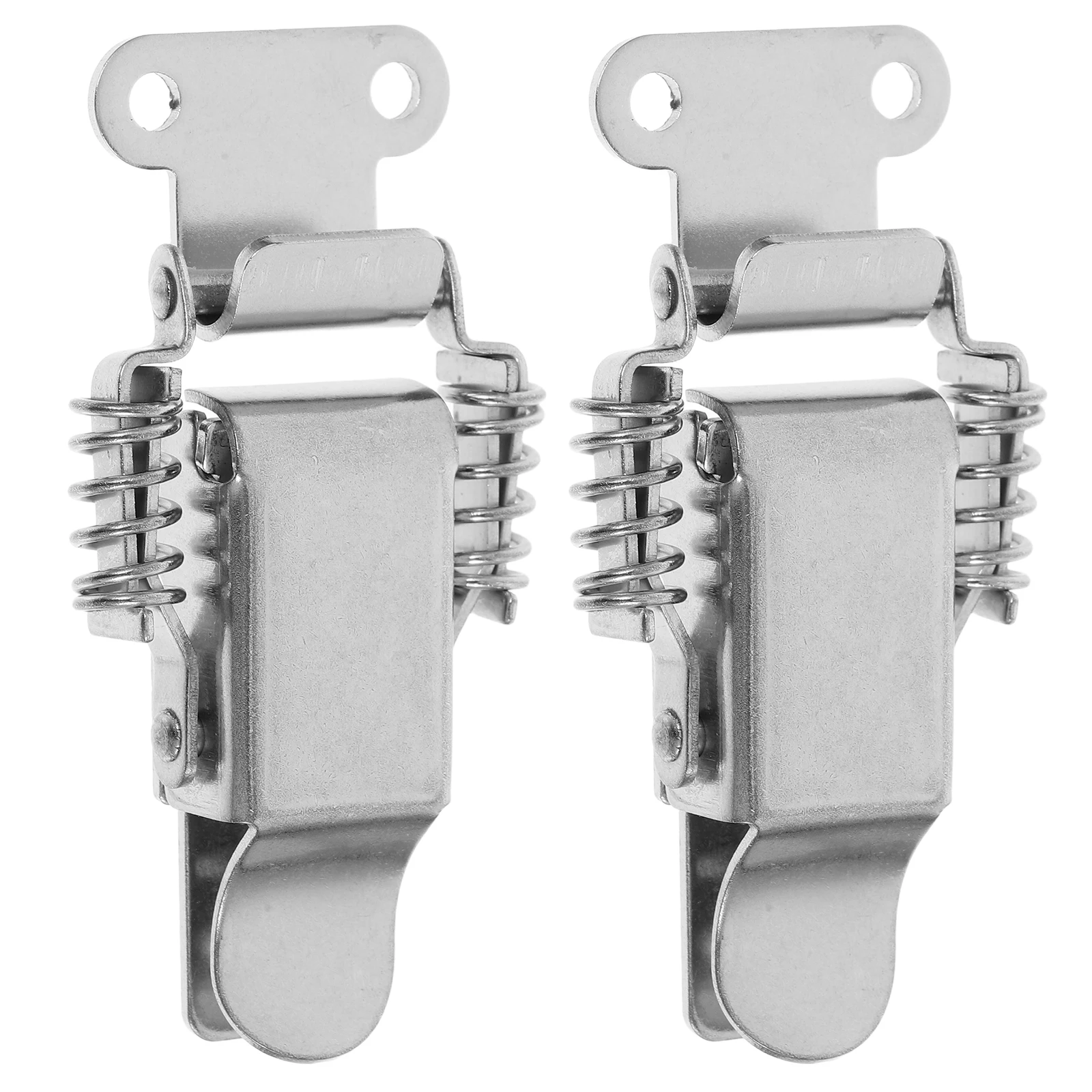 Spring Switch Lock Stainless Steel Cabinet Catch Toolbox Latch Clasp Dual Spring Compact Keyless Durable for Outdoor Home
Spring Switch Lock Stainless Steel Cabinet Catch Toolbox Latch Clasp Dual Spring Compact Keyless Durable for Outdoor Home