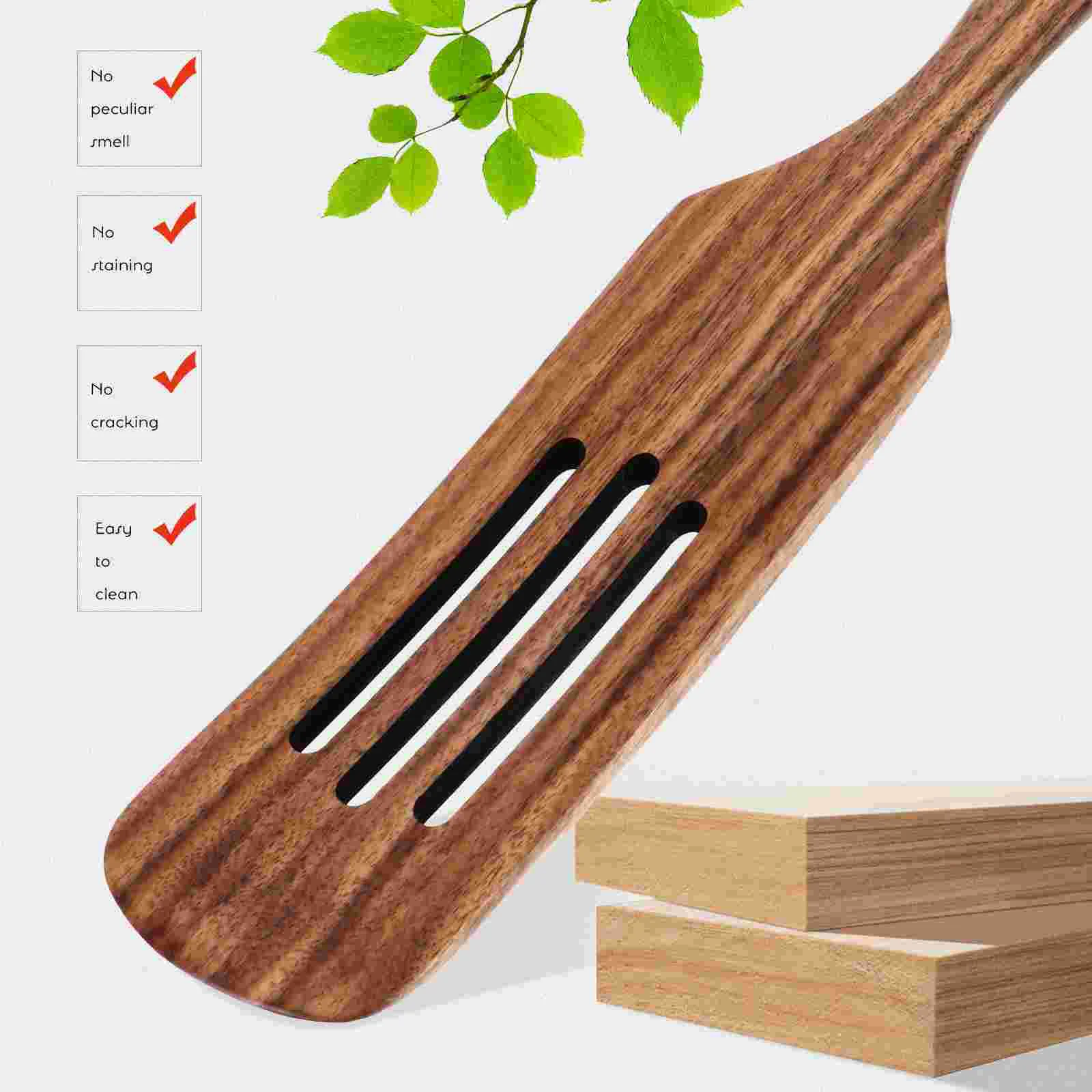 Wooden Spatula Turner Long Handle Griddle Keel Non Stick Cooking Multifunction Kitchenware Utensils Travel
Wooden Spatula Turner Long Handle Griddle Keel Non Stick Cooking Multifunction Kitchenware Utensils Travel