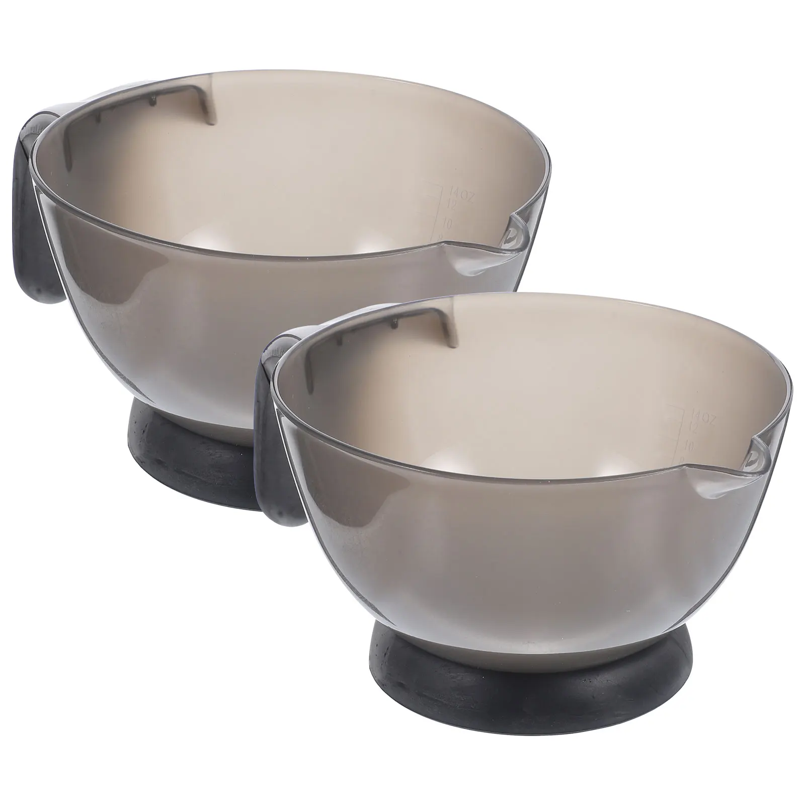 2pcs Thickened Hair Dye Bowls Color Mixing Bowls With Handles Salon Tinting Tools Reusable Plastic Trays For Hair Coloring
2pcs Thickened Hair Dye Bowls Color Mixing Bowls With Handles Salon Tinting Tools Reusable Plastic Trays For Hair Coloring