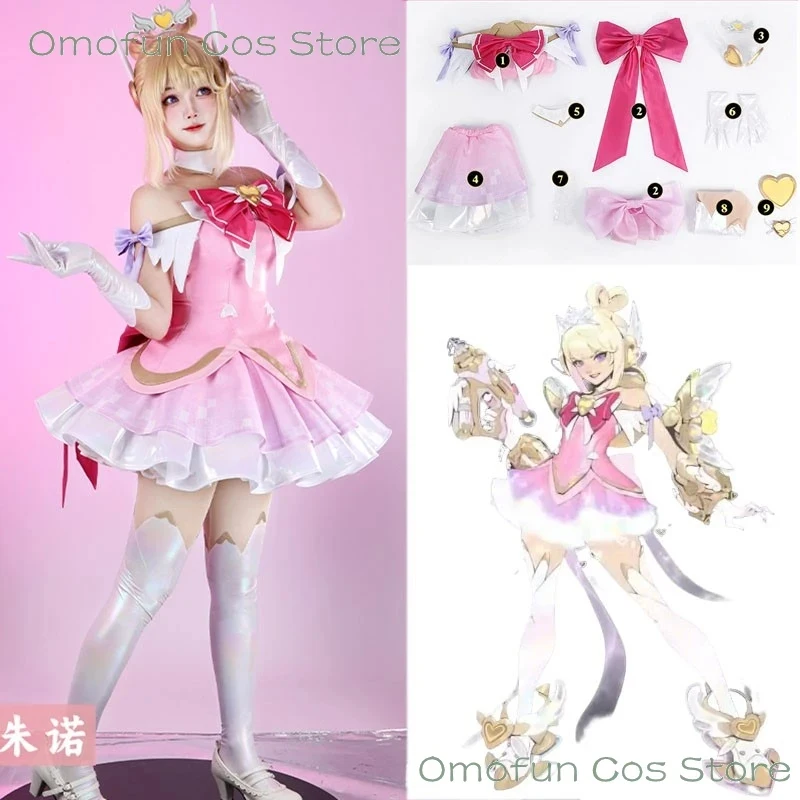 OW 2 DokiWatch Cosplay Mythic Skin Outfit Pink Dress Support Hero Costumes Clothes Halloween Carnival Juno 3;b,6/k'5;
OW 2 DokiWatch Cosplay Mythic Skin Outfit Pink Dress Support Hero Costumes Clothes Halloween Carnival Juno 3;b,6/k'5;
