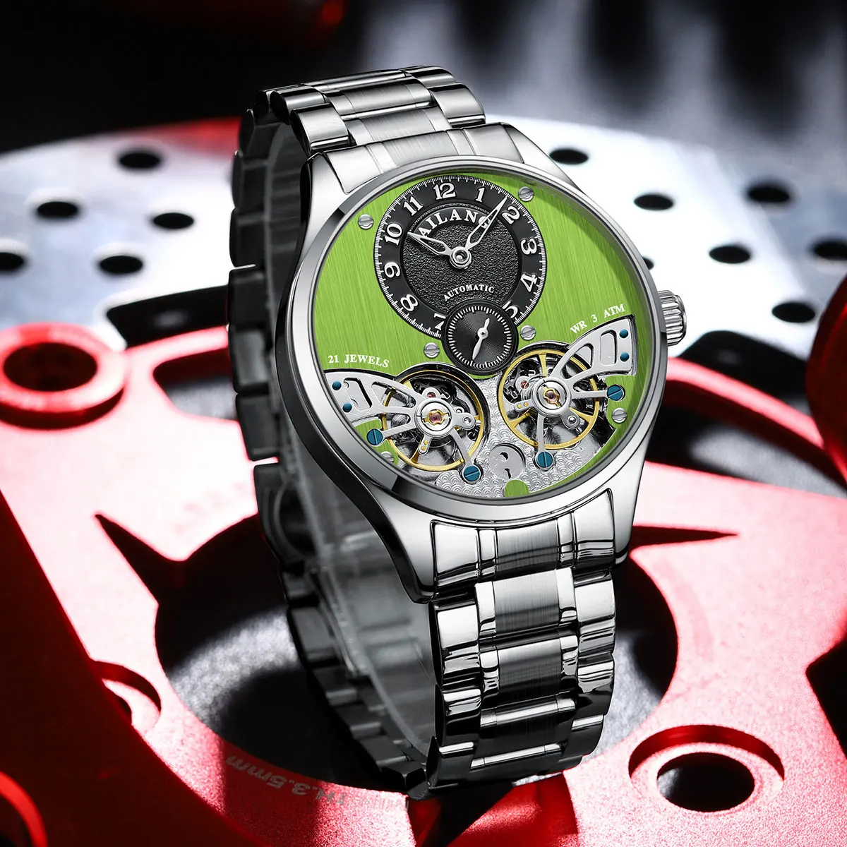 Top Brand AILANG New Fashion Double Tourbillon Watch for Men Luxury Stainless Steel Waterproof Automatic Mechanical Watches Mens
Top Brand AILANG New Fashion Double Tourbillon Watch for Men Luxury Stainless Steel Waterproof Automatic Mechanical Watches Mens