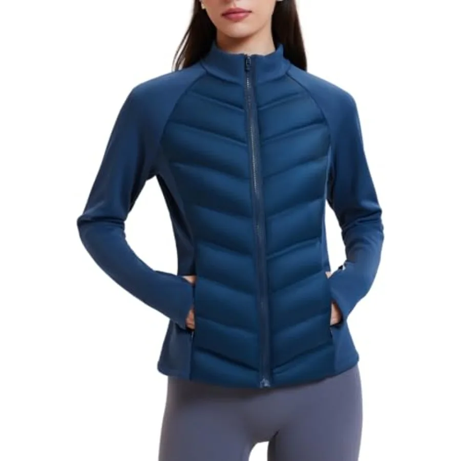 Lightweight Puffer Jacket Women 800 Down-Fill Waterproof Quilted Down Jackets for Hiking Running
Lightweight Puffer Jacket Women 800 Down-Fill Waterproof Quilted Down Jackets for Hiking Running