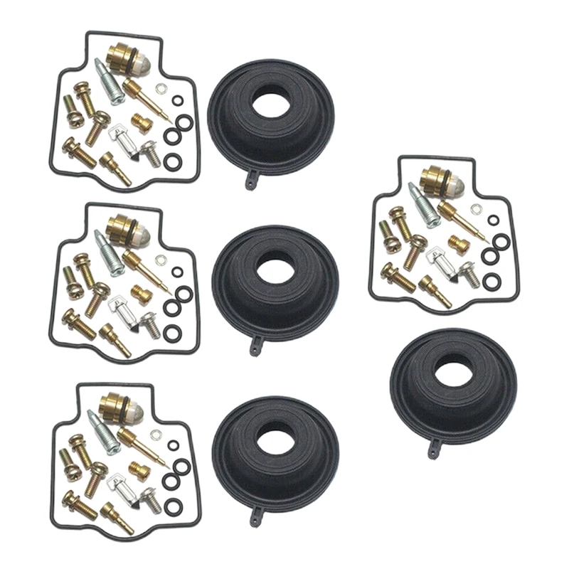 NEW 4 Sets Carburetor Carb Repair Rebuild Kit with Diaphragm Fit for Kawasaki ZX900 Ninja ZX9R GPZ900R 1994-2000 2001 2002 2003
NEW 4 Sets Carburetor Carb Repair Rebuild Kit with Diaphragm Fit for Kawasaki ZX900 Ninja ZX9R GPZ900R 1994-2000 2001 2002 2003