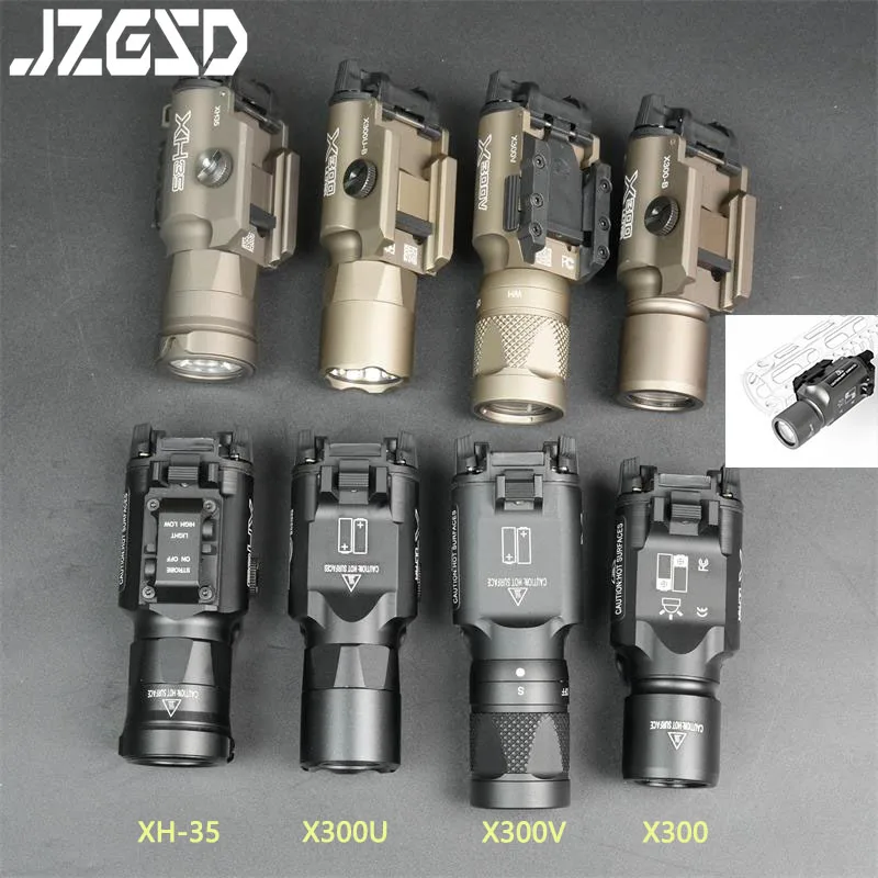 Tactical SF X300U X300 X300V XH35 Flashlight White Pistol Light Airsoft Hanging Hunting Scout Light for 21mm Rail
Tactical SF X300U X300 X300V XH35 Flashlight White Pistol Light Airsoft Hanging Hunting Scout Light for 21mm Rail