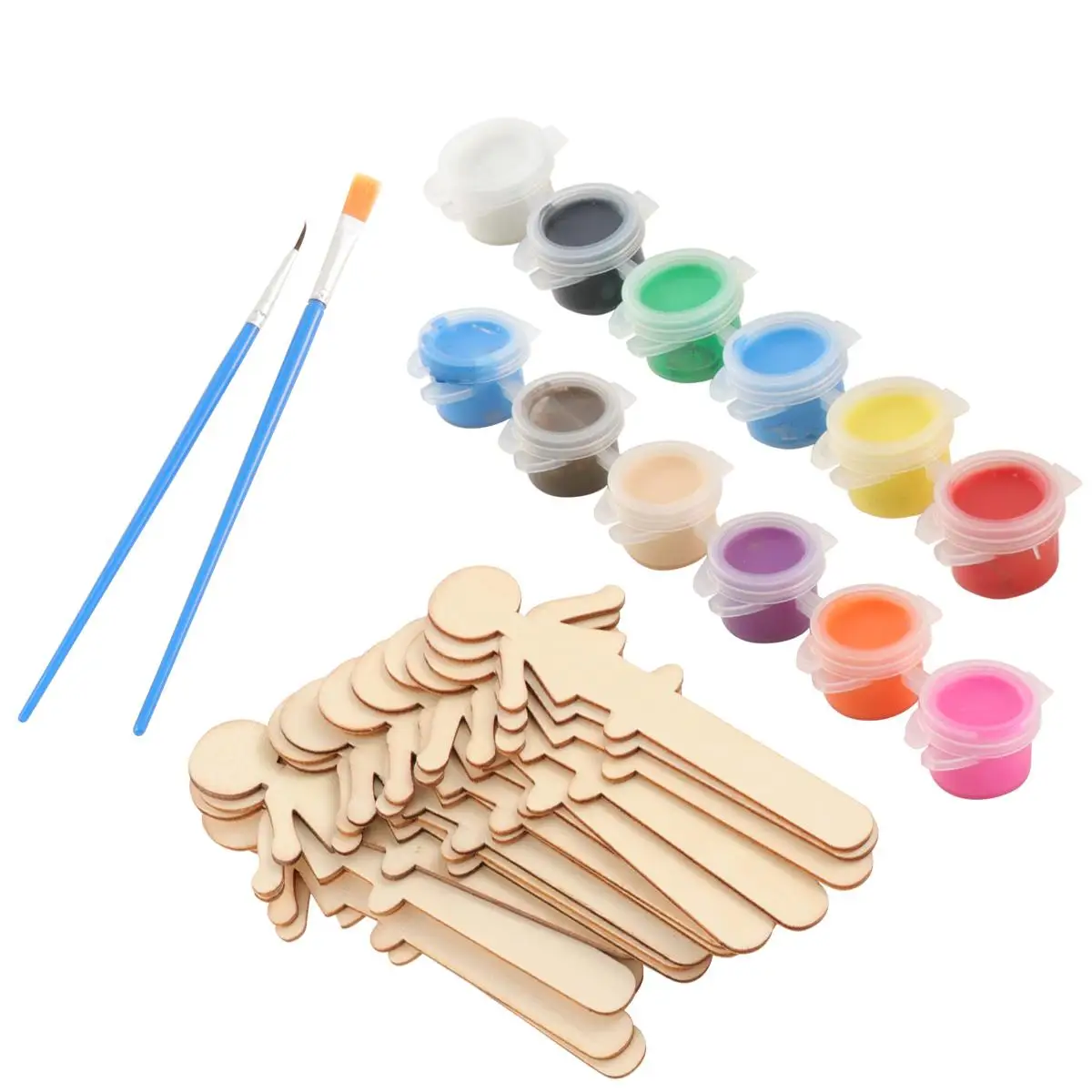 32 Pcs Cake Toppers DIY Diy Cake Wood Sticks 12 Colors Pigment Craft Decoration Wedding Birthday Gifts
32 Pcs Cake Toppers DIY Diy Cake Wood Sticks 12 Colors Pigment Craft Decoration Wedding Birthday Gifts