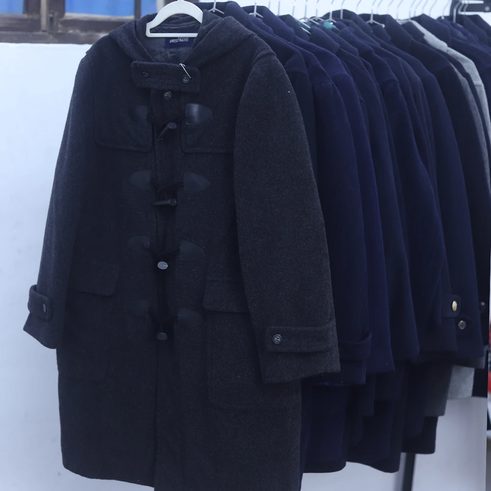 Korean Style Winter Coat Woolen Coat with Hood Medium Length Japanese Made School Uniform Jacket JK Uniform Bull Horn Button
Korean Style Winter Coat Woolen Coat with Hood Medium Length Japanese Made School Uniform Jacket JK Uniform Bull Horn Button