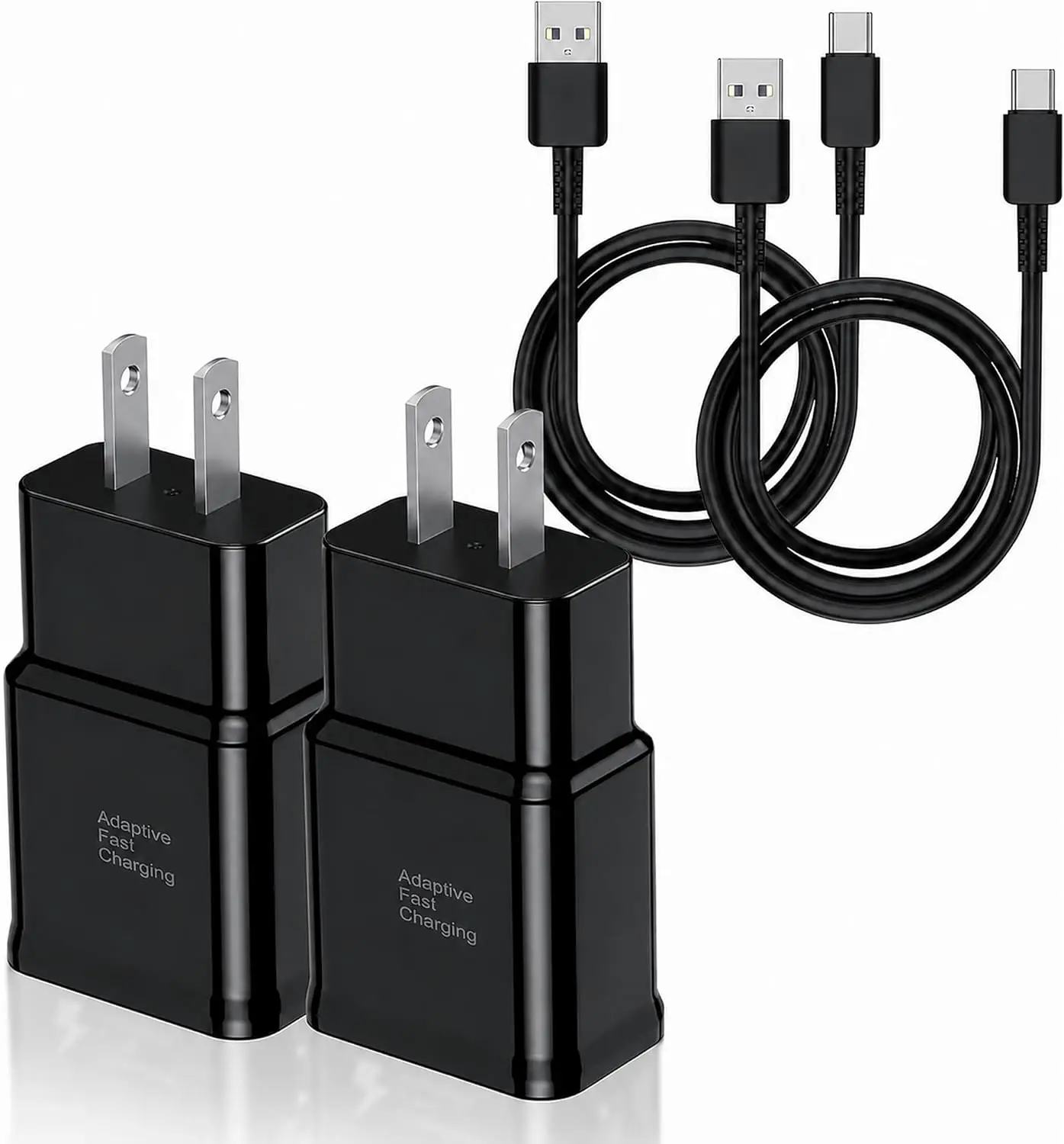 USB C Fast Charger 2 Pack, Type C Wall Charger Block & 6ft Cable for Samsung Galaxy S21 S20 S10 S9 S8 Note 20 10 9, Pixel 3 4 5 6, LG, and More
USB C Fast Charger 2 Pack, Type C Wall Charger Block & 6ft Cable for Samsung Galaxy S21 S20 S10 S9 S8 Note 20 10 9, Pixel 3 4 5 6, LG, and More