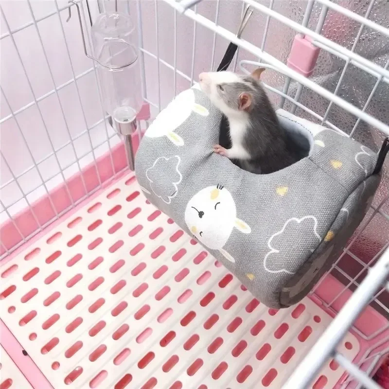 Hamster House Warm Soft Beds and Houses Rodent Cage Printed Hammock for Rats Canvas Guinea Pig Hanging Cage Small Animal
Hamster House Warm Soft Beds and Houses Rodent Cage Printed Hammock for Rats Canvas Guinea Pig Hanging Cage Small Animal
