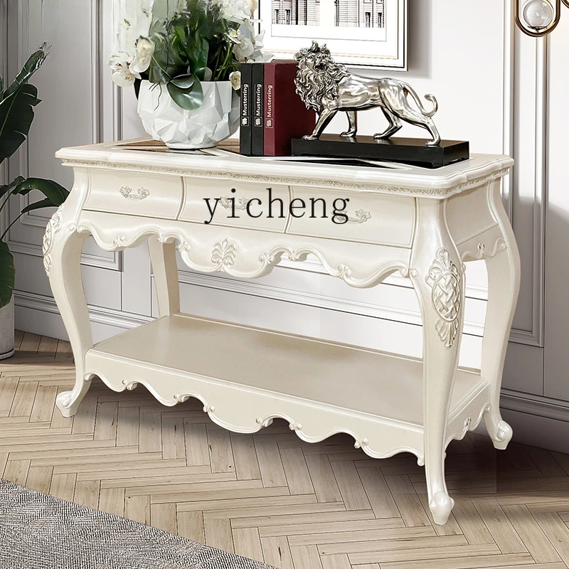 GZ solid wood entrance table storage locker entrance table European style living room sofa back few
GZ solid wood entrance table storage locker entrance table European style living room sofa back few