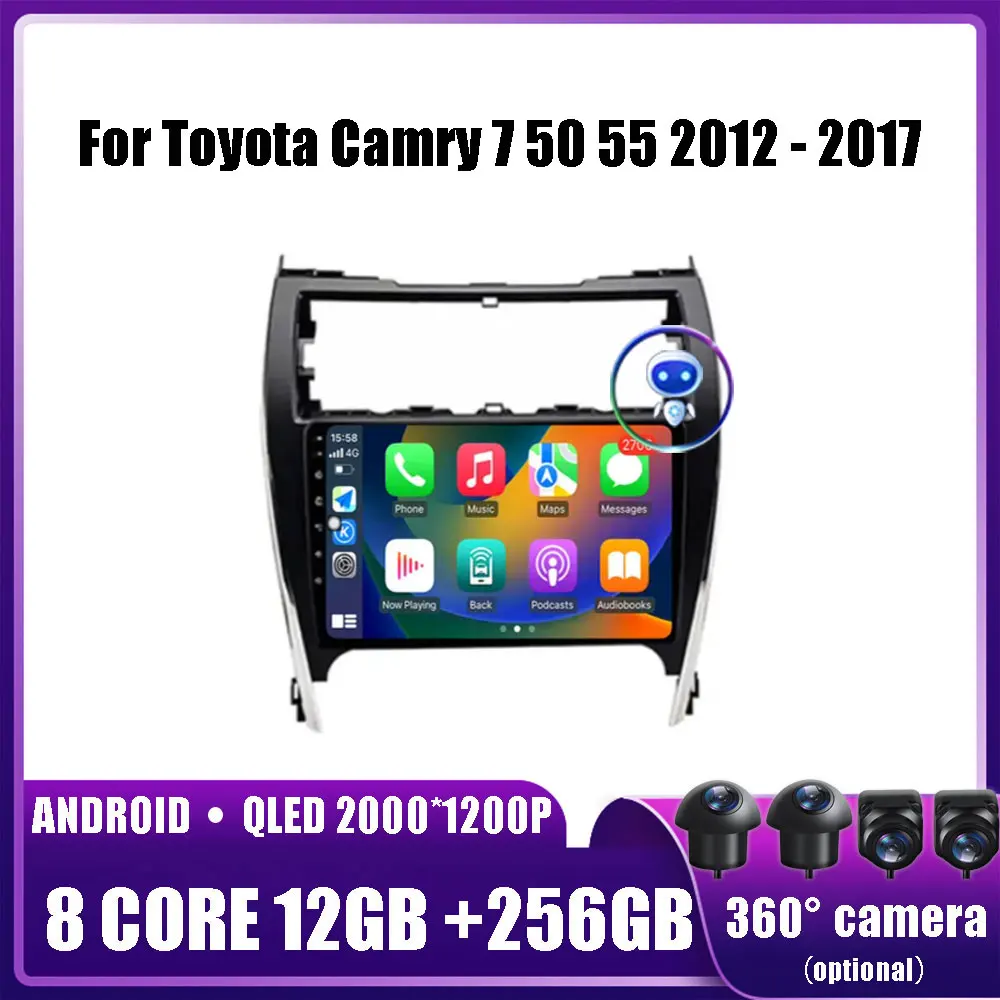Автомобильный мультимедийный плеер, стерео-система на Android 14, с GPS, Wi-Fi, DVD, для Toyota Camry 7, 50, 55, 2012-2017, типоразмер 2 din
Автомобильный мультимедийный плеер, стерео-система на Android 14, с GPS, Wi-Fi, DVD, для Toyota Camry 7, 50, 55, 2012-2017, типоразмер 2 din