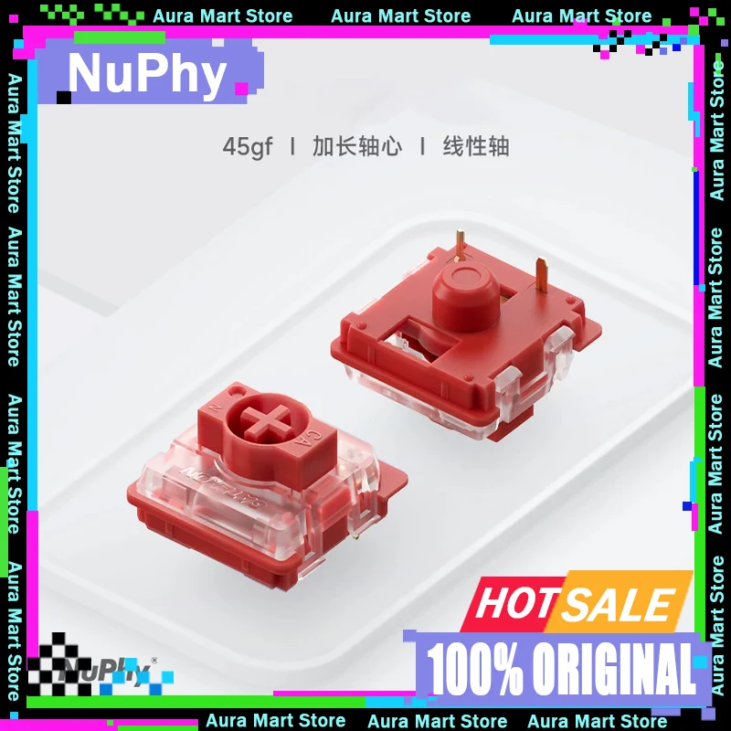 NuPhy Cowberry Low-profile Switches (45gf) For Air75/Air60/Air96 For Mechanical Keyboard (100PCS)
NuPhy Cowberry Low-profile Switches (45gf) For Air75/Air60/Air96 For Mechanical Keyboard (100PCS)
