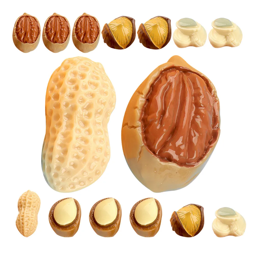 15Pcs Realistic Resin Miniature Nuts Set for Dollhouse Kitchen Decor DIY Craft Supplies Tiny Food Props Home Miniatures
15Pcs Realistic Resin Miniature Nuts Set for Dollhouse Kitchen Decor DIY Craft Supplies Tiny Food Props Home Miniatures