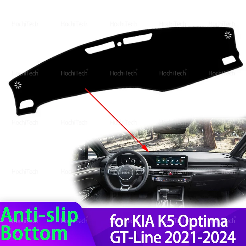 Коврик для приборной панели автомобиля, коврик для KIA K5 Optima GT-Line 2021 2022 2023 2024, автомобильный солнцезащитный козырек, защитная подушка, нескользящие аксессуары
Коврик для приборной панели автомобиля, коврик для KIA K5 Optima GT-Line 2021 2022 2023 2024, автомобильный солнцезащитный козырек, защитная подушка, нескользящие аксессуары