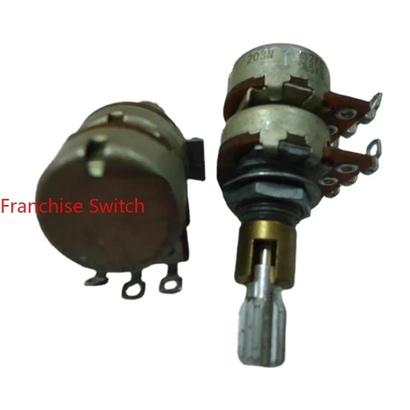 Potentiometer 16 Type Duplex Double Adjustable Shaft One Unit 2KC 5KB 25MM Spline
Potentiometer 16 Type Duplex Double Adjustable Shaft One Unit 2KC 5KB 25MM Spline