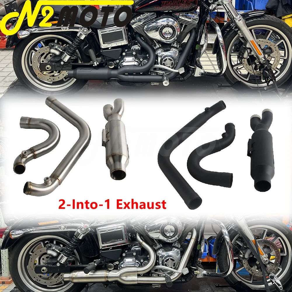 Motorcycle Exhaust Full System Muffler Pipe Stainless Steel Silencer Tube For Harley Road King Electra Street Road Glide 2017-25
Motorcycle Exhaust Full System Muffler Pipe Stainless Steel Silencer Tube For Harley Road King Electra Street Road Glide 2017-25