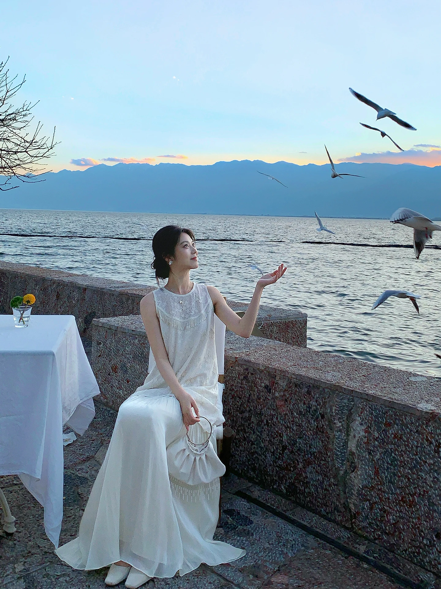 Yunxi Tassel Dress Women's Sleeveless Elegant Fairy Atmosphere Long Dress Spring Summer Gentle Style H Version round Neck Out...
Yunxi Tassel Dress Women's Sleeveless Elegant Fairy Atmosphere Long Dress Spring Summer Gentle Style H Version round Neck Out...
