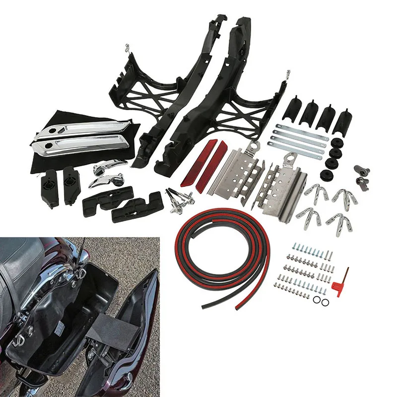 Motorcycle One Touch Saddlebag Latch Lids Hardware Covers For Harley Touring Road King Street Electra Glide 2014-2022 FLHT
Motorcycle One Touch Saddlebag Latch Lids Hardware Covers For Harley Touring Road King Street Electra Glide 2014-2022 FLHT