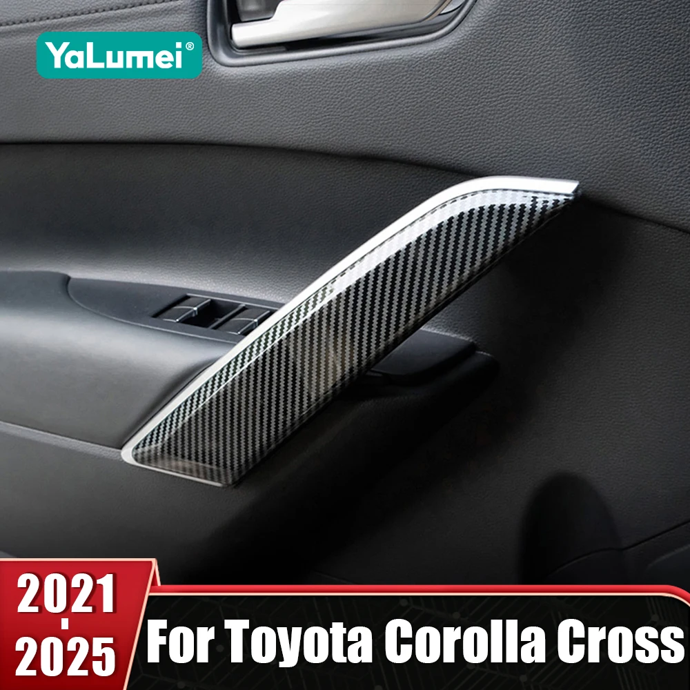 Car Front Door Handle Frame Trim Strip Cover Stickers For Toyota Corolla Cross XG10 2021 2022 2023 2024 2025 Hybrid Accessories
Car Front Door Handle Frame Trim Strip Cover Stickers For Toyota Corolla Cross XG10 2021 2022 2023 2024 2025 Hybrid Accessories