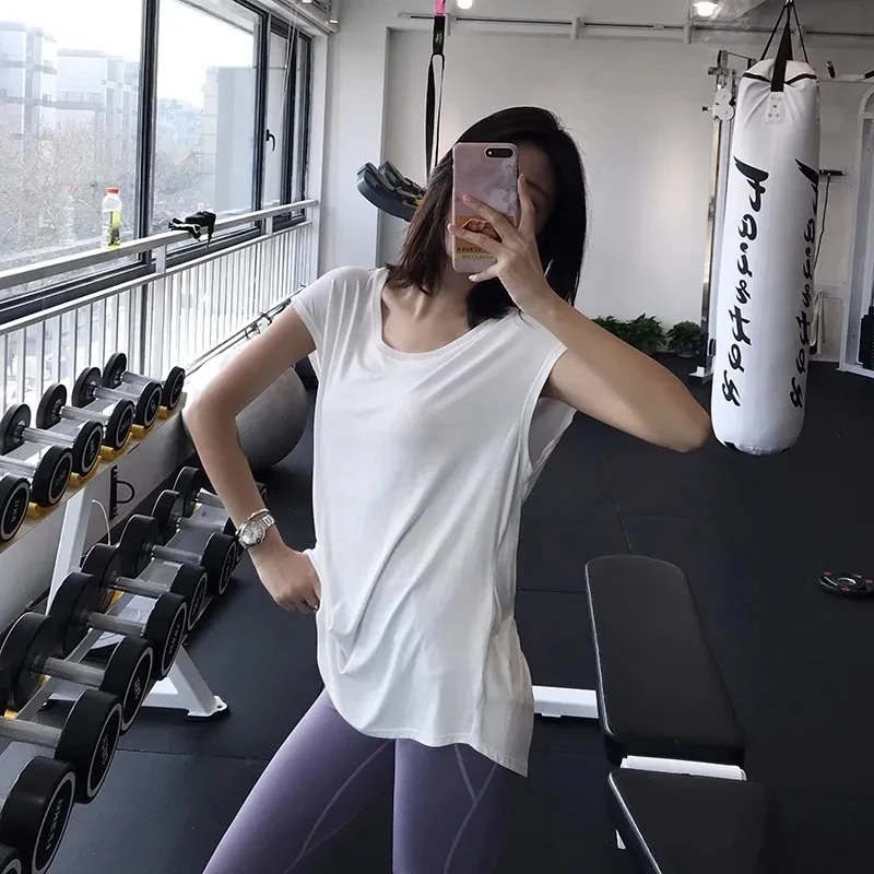 Sports T-shirt Women Summer Sleeveless Quick Dry Mesh Breathable Yoga Clothing Hoodie Loose Running Fitness Tops Women Gym
Sports T-shirt Women Summer Sleeveless Quick Dry Mesh Breathable Yoga Clothing Hoodie Loose Running Fitness Tops Women Gym