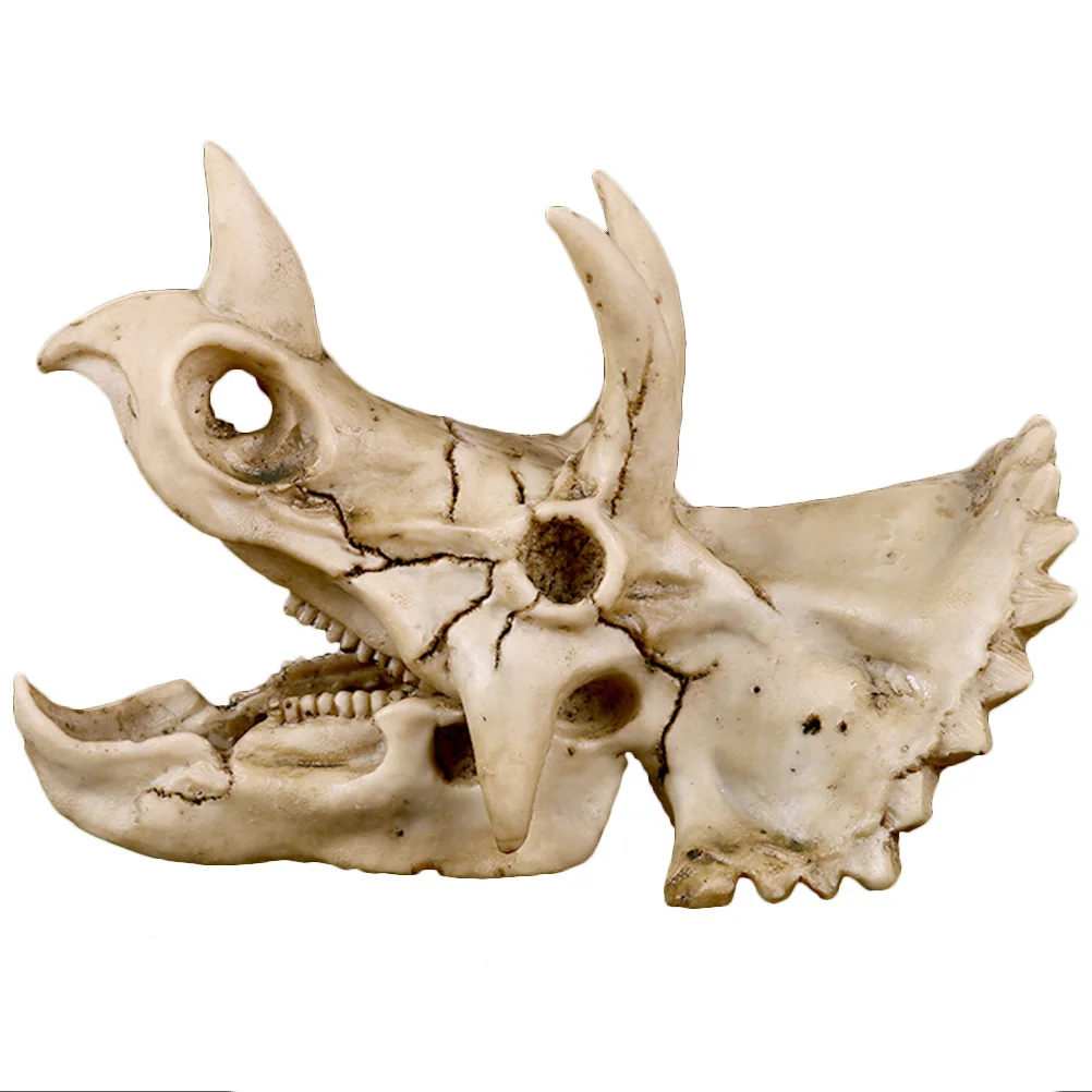 Natural Resin Triceratops Ornament Fish Tank Decoration Vivid Life-Like Sculpture for Reptile Habitat
Natural Resin Triceratops Ornament Fish Tank Decoration Vivid Life-Like Sculpture for Reptile Habitat