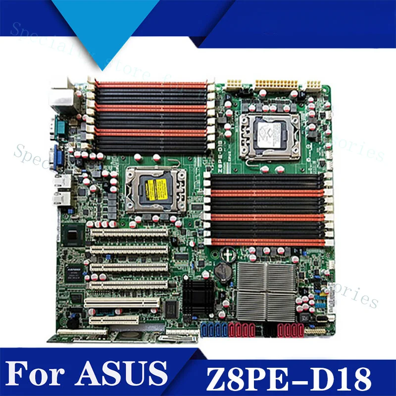 Материнская плата A+ для сервера ASUS Z8PE-D18 с двумя сокетами X58 (1366-pin), совместимая с X5690, L5640, E5649
Материнская плата A+ для сервера ASUS Z8PE-D18 с двумя сокетами X58 (1366-pin), совместимая с X5690, L5640, E5649