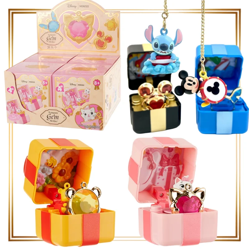 MINISO Romantic Gem Box Blind Box Mickey Pendant Christmas Gift Stitch Ornament Anime Surprise Lucky Bag Pooh Bear Doll Toy
MINISO Romantic Gem Box Blind Box Mickey Pendant Christmas Gift Stitch Ornament Anime Surprise Lucky Bag Pooh Bear Doll Toy