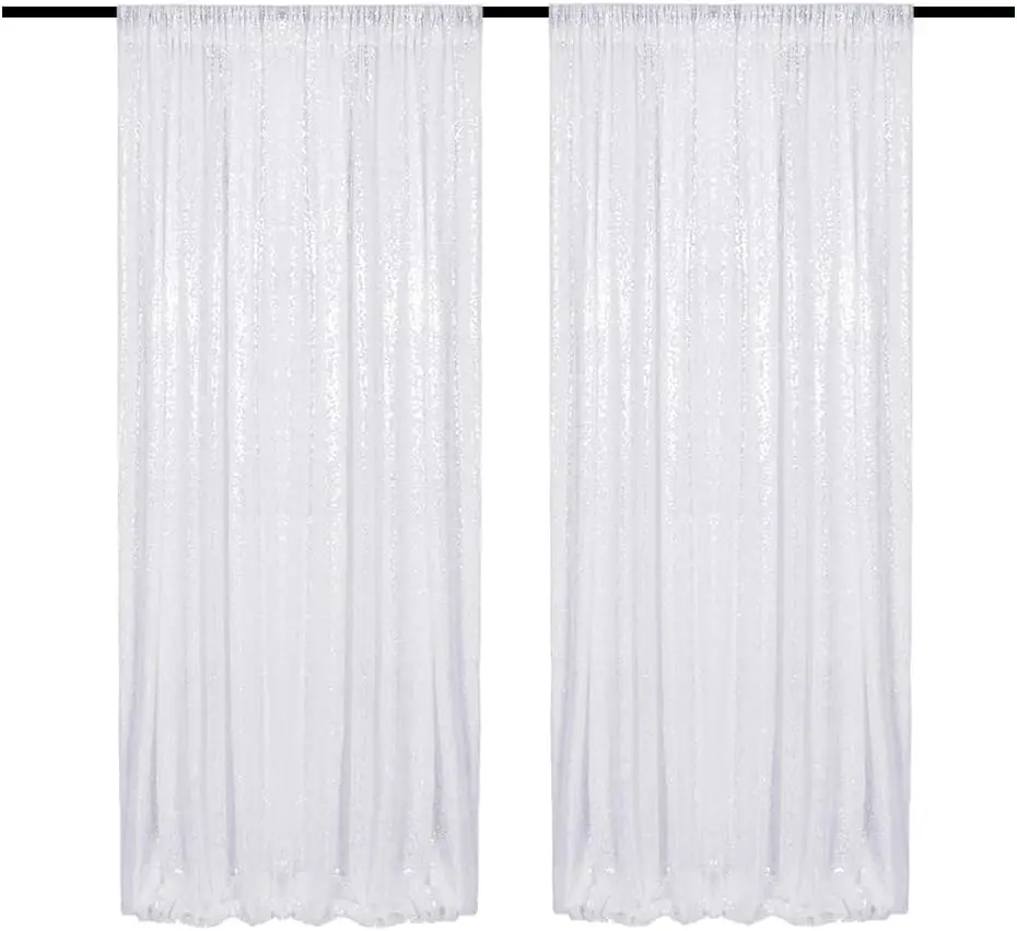 White Sequin Backdrop Curtain 2 Panels-4FTx8FT Glitter Background Drape Shimmer Wall Backdrop for Weddings Showers Photography B
White Sequin Backdrop Curtain 2 Panels-4FTx8FT Glitter Background Drape Shimmer Wall Backdrop for Weddings Showers Photography B