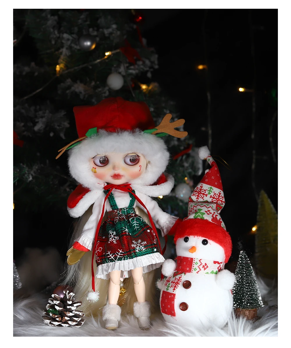 Neo Blythe Doll Festive Christmas & Holiday Outfit Collection 16 Neo Blythe Doll Festive Christmas & Holiday Outfit Collection 16